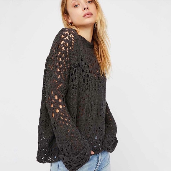 Free People Sweaters - Free People Traveling Lace Sweater